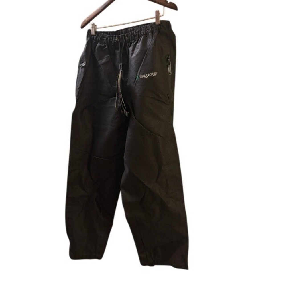 Frogg Toggs Bull Frogg Rain Pants Black Medium Polypropylene Motorcycle Boot Cut